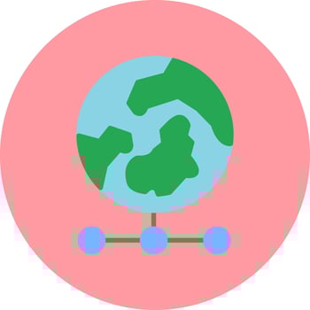World Grid Vector Icon