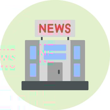 News Office Vector Icon