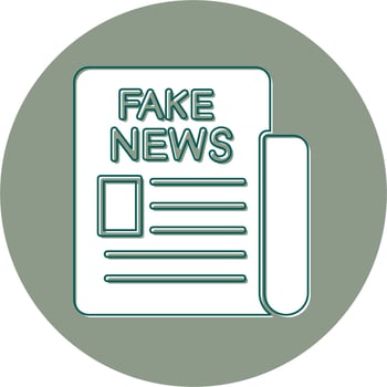 Fake News Vector Icon