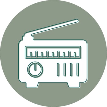 Radio Vector Icon