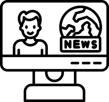 World News Vector Icon