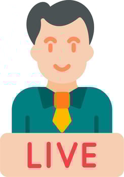 Live News Vector Icon