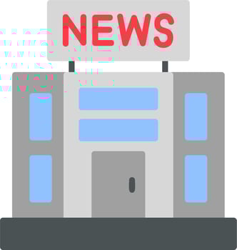 News Office Vector Icon