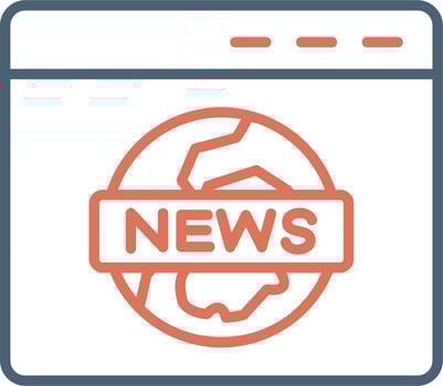 News Report Vector Icon