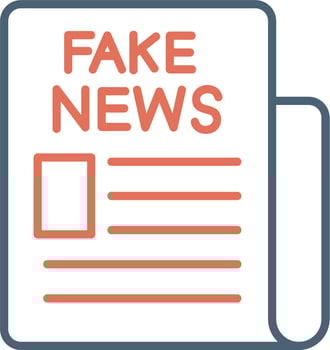 Fake News Vector Icon