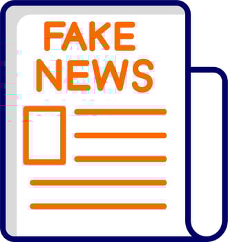 Fake News Vector Icon