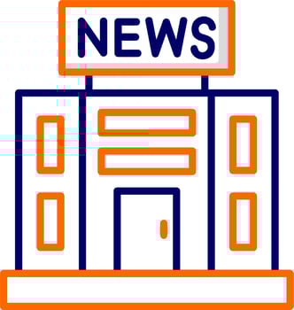 News Office Vector Icon
