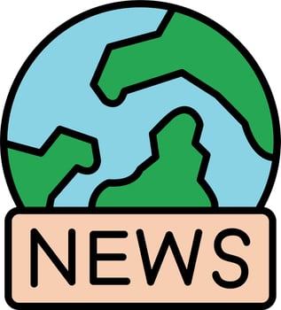 World News Vector Icon