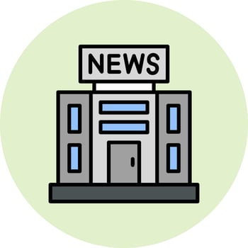 News Office Vector Icon