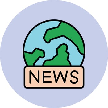 World News Vector Icon