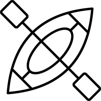Kayak Vector Icon