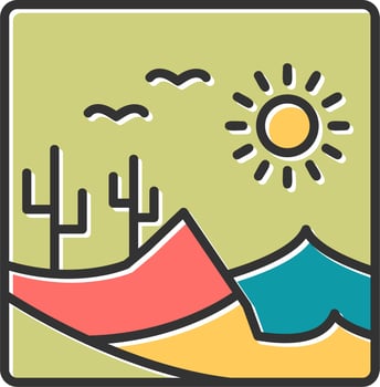 Desert Vector Icon