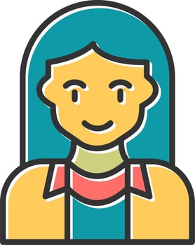 Tourist Women Vector Icon