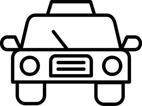 Taxi Car Icon vector