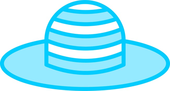 Sun Hat Vector Icon