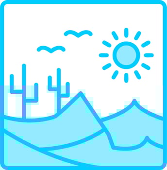 Desert Vector Icon