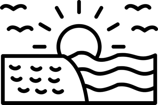 Sunrise Vector Icon