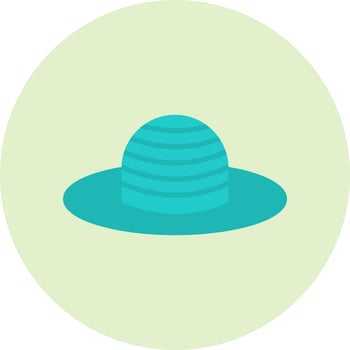 Sun Hat Vector Icon