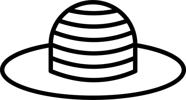 Sun Hat Vector Icon