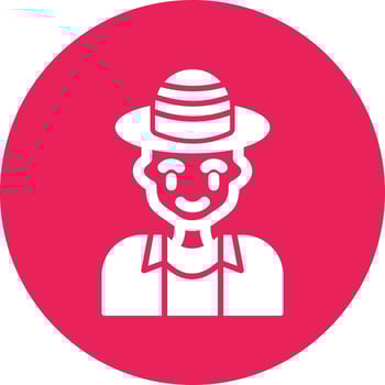 Tourist man Vector Icon
