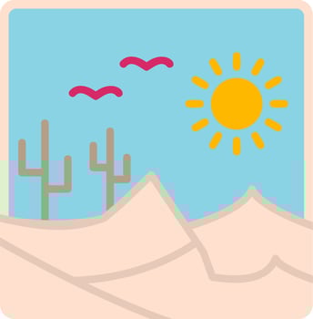 Desert Vector Icon