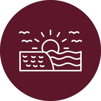 Sunrise Vector Icon