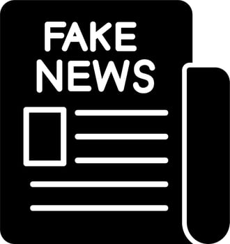 Fake News Vector Icon