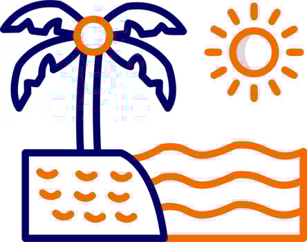 Beach Vector Icon