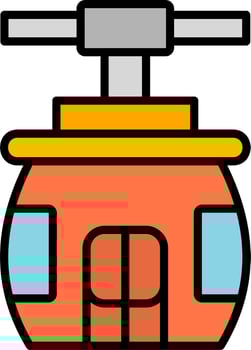 Cableway Vector Icon
