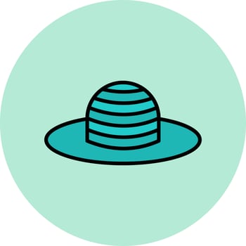 Sun Hat Vector Icon