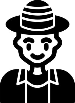 Tourist man Vector Icon