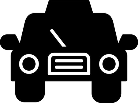 Taxi Car Icon vector