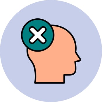 Wrong Think Vector Icon