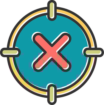 No Concentration Vector Icon
