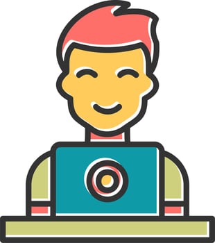 Over Work Vector Icon