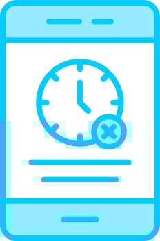 No Time Vector Icon