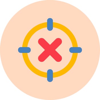 No Concentration Vector Icon