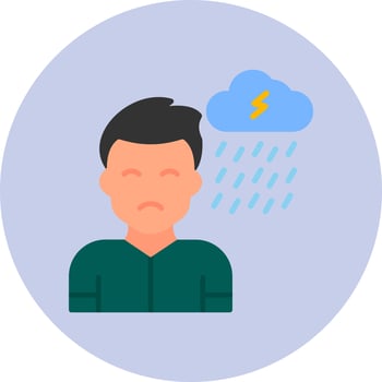 Depression Vector Icon