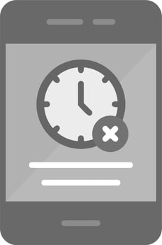 No Time Vector Icon