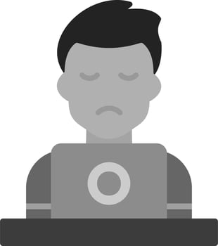 Over Work Vector Icon