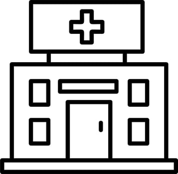 Clinic Vector Icon