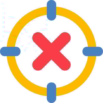 No Concentration Vector Icon