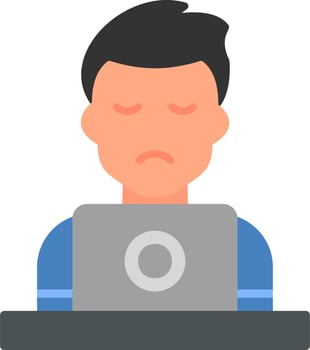 Over Work Vector Icon