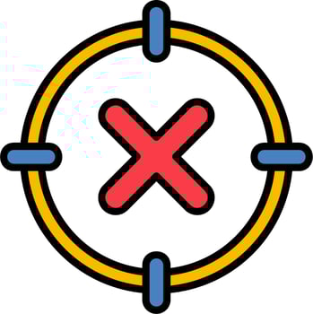 No Concentration Vector Icon