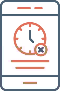 No Time Vector Icon