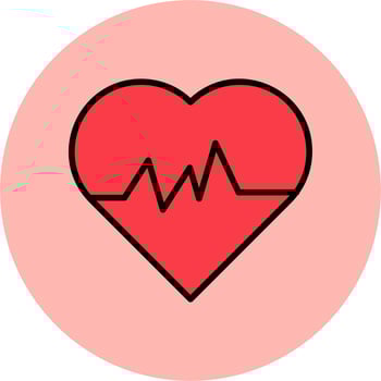 Heartbeat Vector Icon