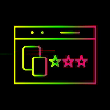 Unique Website Promotion Vector Icon