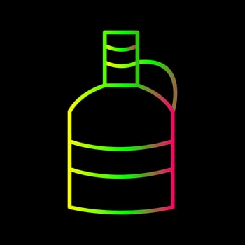 Unique Moon Shine Vector Icon