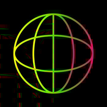 Unique Globe Vector Icon