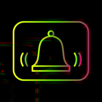 Unique Alarm Vector Icon